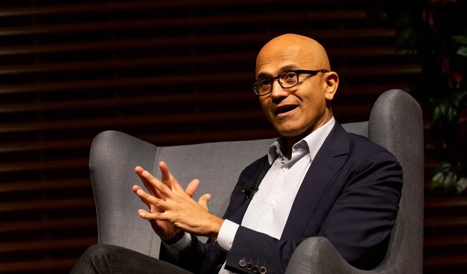 A technology chief executive speaking, representing large-cap blue-chip companies